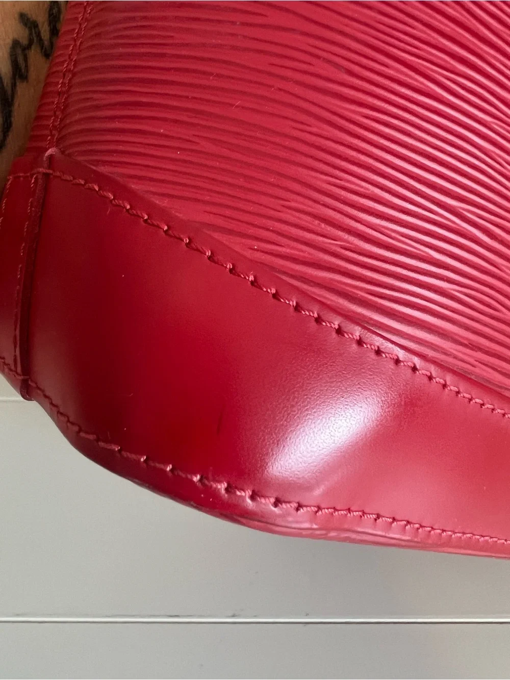 Louis Vuitton Red Epi Lockit PM